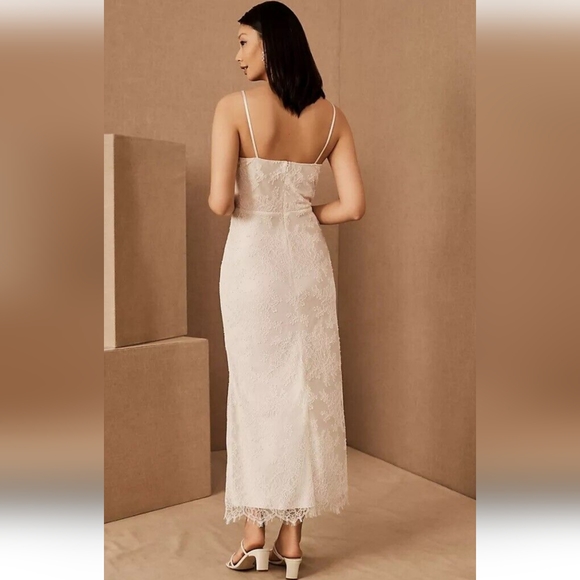 Amsale Midi Wedding Dress - Picture 2 of 9